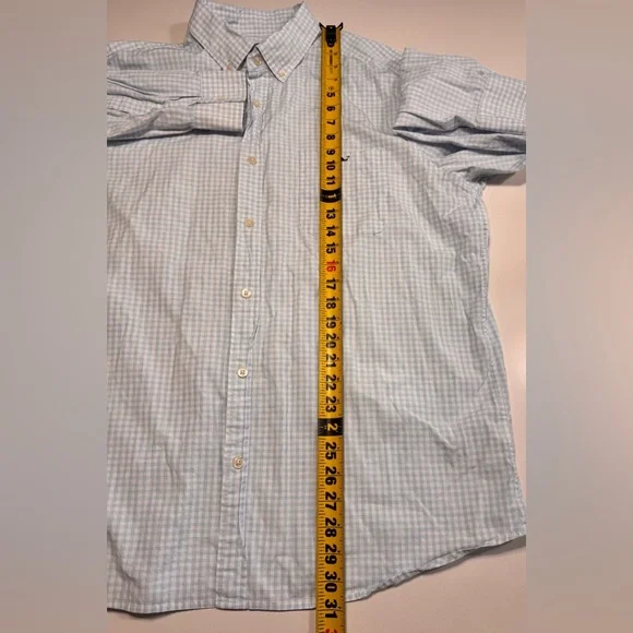 Vineyard Vines Men’s On The Go/Tucker Shirts Lot Of 2 Size XLG Blue Lightweight - Picture 15 of 15